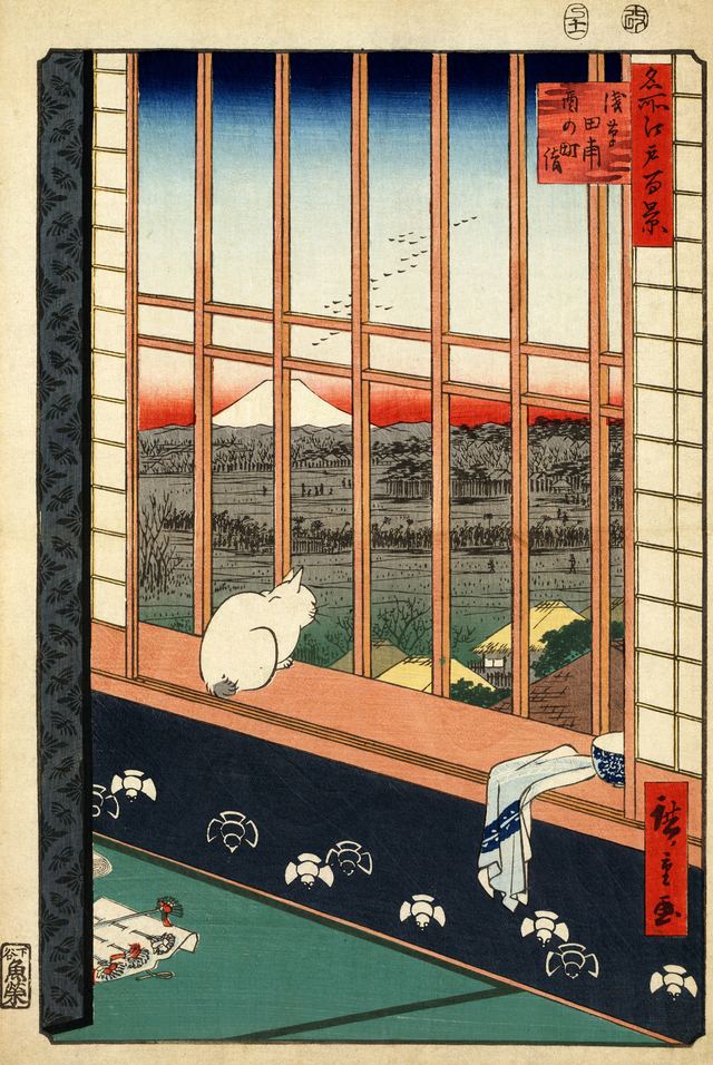 Hiroshige, Asakusa Ricefields